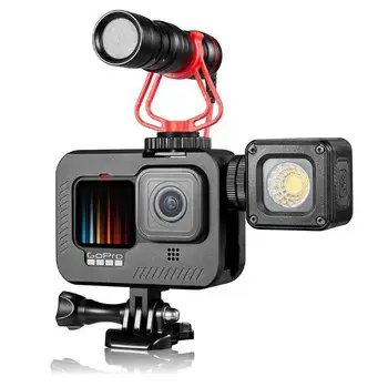 Camera Cage Aluminum Alloy Portable Camera Accessories for GoPro 9
Camera Cage Aluminum Alloy Portable Camera Accessories for GoPro 9