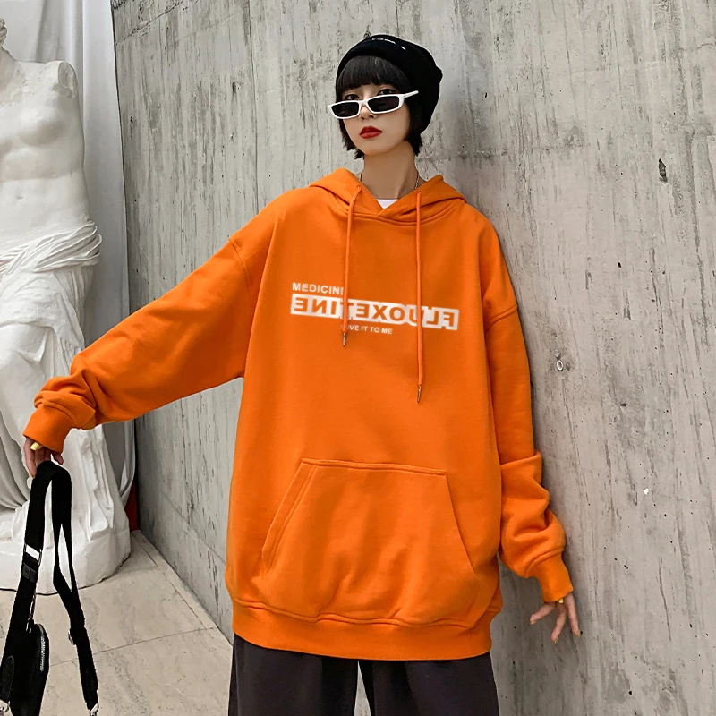 Colorful Reflective Letter Printing Hoodies and Oversized Sweatshirts for Womens Fall 2020 Clothes with Kangaroo Pocket Pullover
Colorful Reflective Letter Printing Hoodies and Oversized Sweatshirts for Womens Fall 2020 Clothes with Kangaroo Pocket Pullover