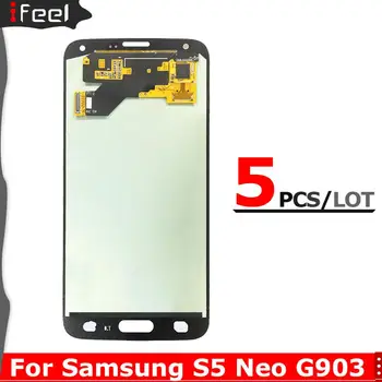 5PCS/Lot Super AMOLED LCD For Samsung Galaxy S5 NEO SM-G903M G903 G903F G903M LCD Display Touch Screen Digitizer Assembly
5PCS/Lot Super AMOLED LCD For Samsung Galaxy S5 NEO SM-G903M G903 G903F G903M LCD Display Touch Screen Digitizer Assembly