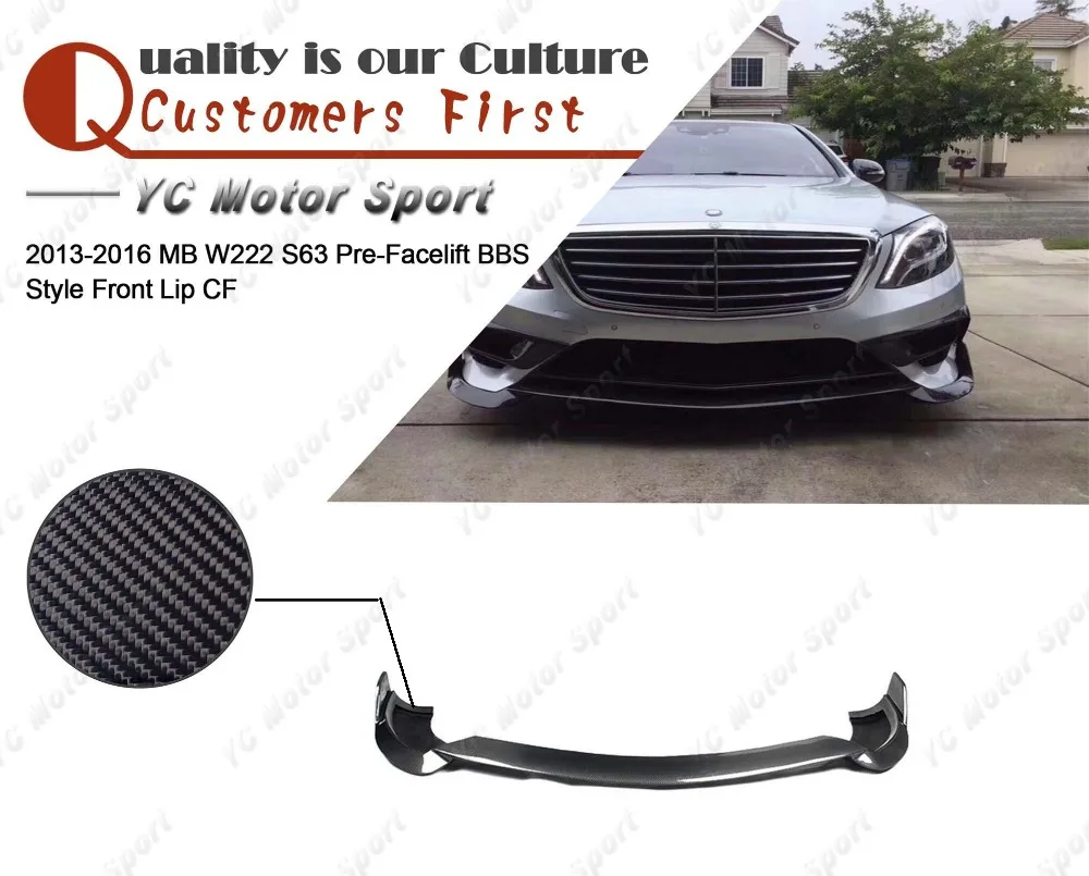 Car Accessories Carbon Fiber Pre-Facelift BBS Style Front Lip Fit For 2013-2016 MB W222 S63 Front Bumper Lip Front Splliter
Car Accessories Carbon Fiber Pre-Facelift BBS Style Front Lip Fit For 2013-2016 MB W222 S63 Front Bumper Lip Front Splliter