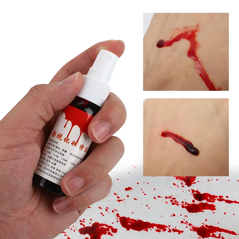 Fake Blood 30ML Cosplay Lifelike Artificial Blood Blood Plasma Red Decorate Halloween Makeup Masquerade Costume Bleeding Prank
Fake Blood 30ML Cosplay Lifelike Artificial Blood Blood Plasma Red Decorate Halloween Makeup Masquerade Costume Bleeding Prank
