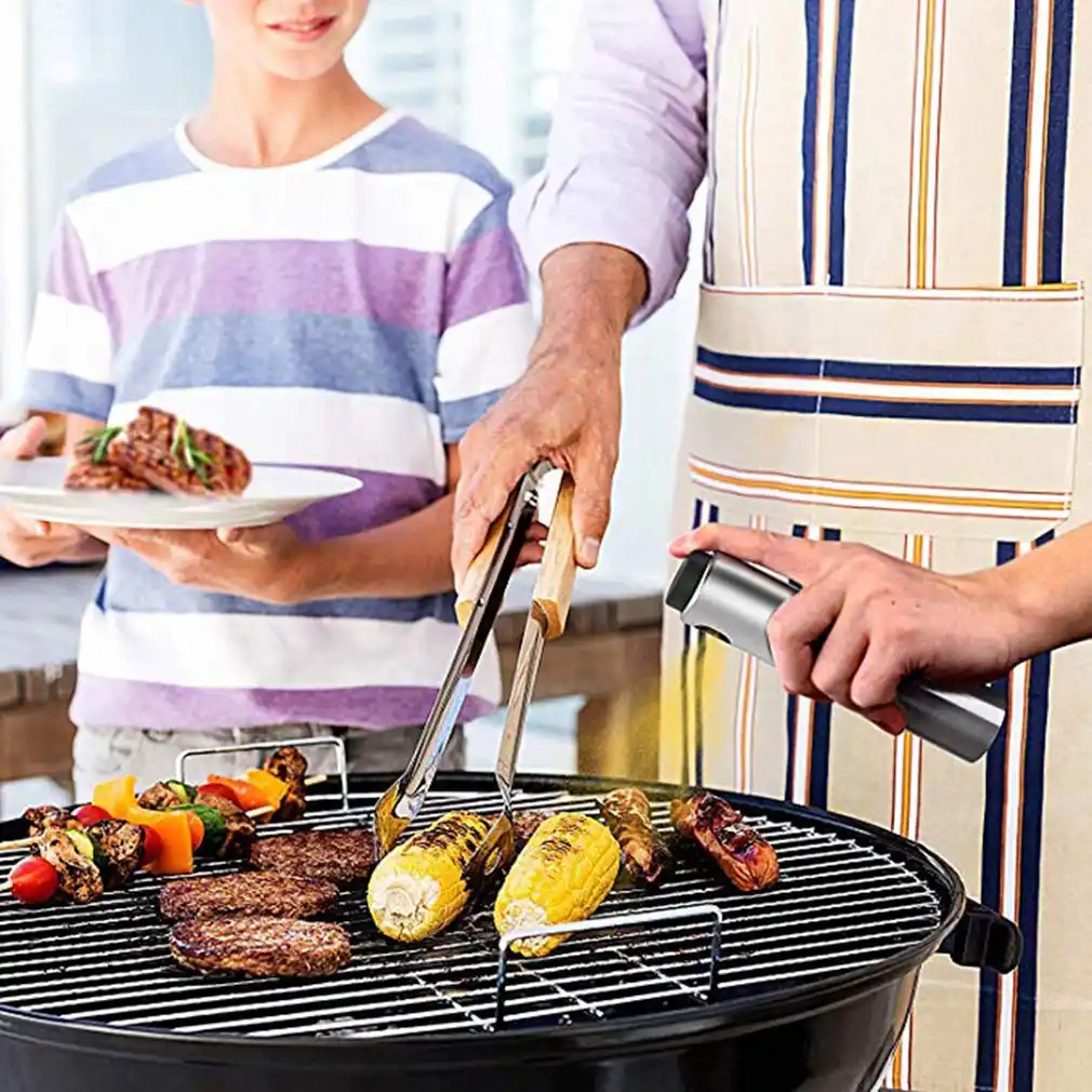 steel spray vinegar bottle outdoor barbecue cooking seasoning