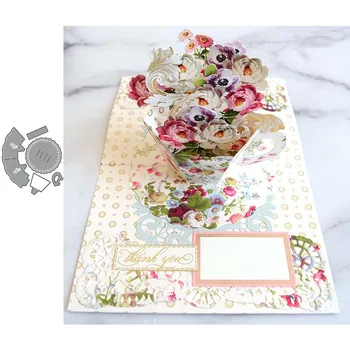 JC New Design Metal Cutting Dies DIY Flower Cup Glass for Scrapbooking Handmade Card Make Shape Stencil Craft Mold Model Decor
JC New Design Metal Cutting Dies DIY Flower Cup Glass for Scrapbooking Handmade Card Make Shape Stencil Craft Mold Model Decor