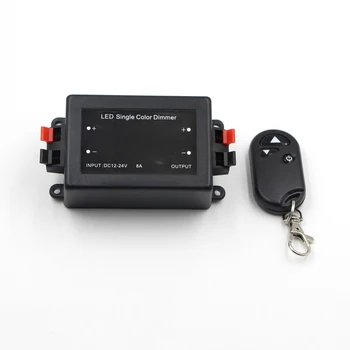 LED Single Color Dimmer 3Key RF Remote Control Wireless LED Controller DC 12V 24V 8A for SMD 5050 3528 LED Strip Light Rope
LED Single Color Dimmer 3Key RF Remote Control Wireless LED Controller DC 12V 24V 8A for SMD 5050 3528 LED Strip Light Rope