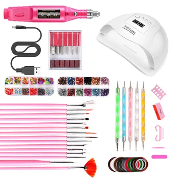 1 Set Smart Manicures Lamp Kit UV Light-curing Lamp Kit Professional Nail Art Tool Set Portable Manicure Tool Set Complete Nail
1 Set Smart Manicures Lamp Kit UV Light-curing Lamp Kit Professional Nail Art Tool Set Portable Manicure Tool Set Complete Nail