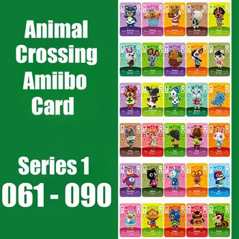 Series 1 (061 to 090) Animal Crossing Card Amiibo Card Work for NS 3DS Switch Game Animal Crossing Amiibo Card New Leaf
Series 1 (061 to 090) Animal Crossing Card Amiibo Card Work for NS 3DS Switch Game Animal Crossing Amiibo Card New Leaf