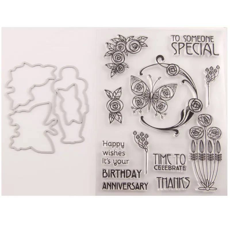 KLJUYP Special Transparent Clear Silicone Stamp Cutting Dies Set for DIY scrapbooking/photo album Decorative
KLJUYP Special Transparent Clear Silicone Stamp Cutting Dies Set for DIY scrapbooking/photo album Decorative