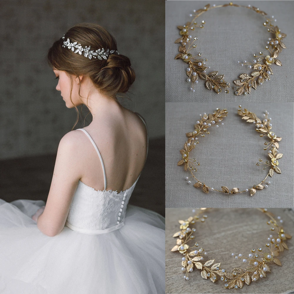 New Crystal Pearl Headpiece Bridal Wedding Headdress Headband Handmade Leaf Hairband For Bride Party Jewelry Accessories u95
New Crystal Pearl Headpiece Bridal Wedding Headdress Headband Handmade Leaf Hairband For Bride Party Jewelry Accessories u95
