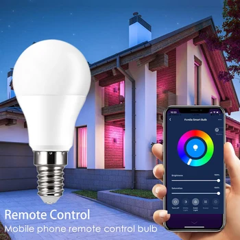 Smart E26 LED Bulb Intelligent WiFi Light Bulb RGB+W Dimmable Smartphone App/Voice Control
Smart E26 LED Bulb Intelligent WiFi Light Bulb RGB+W Dimmable Smartphone App/Voice Control