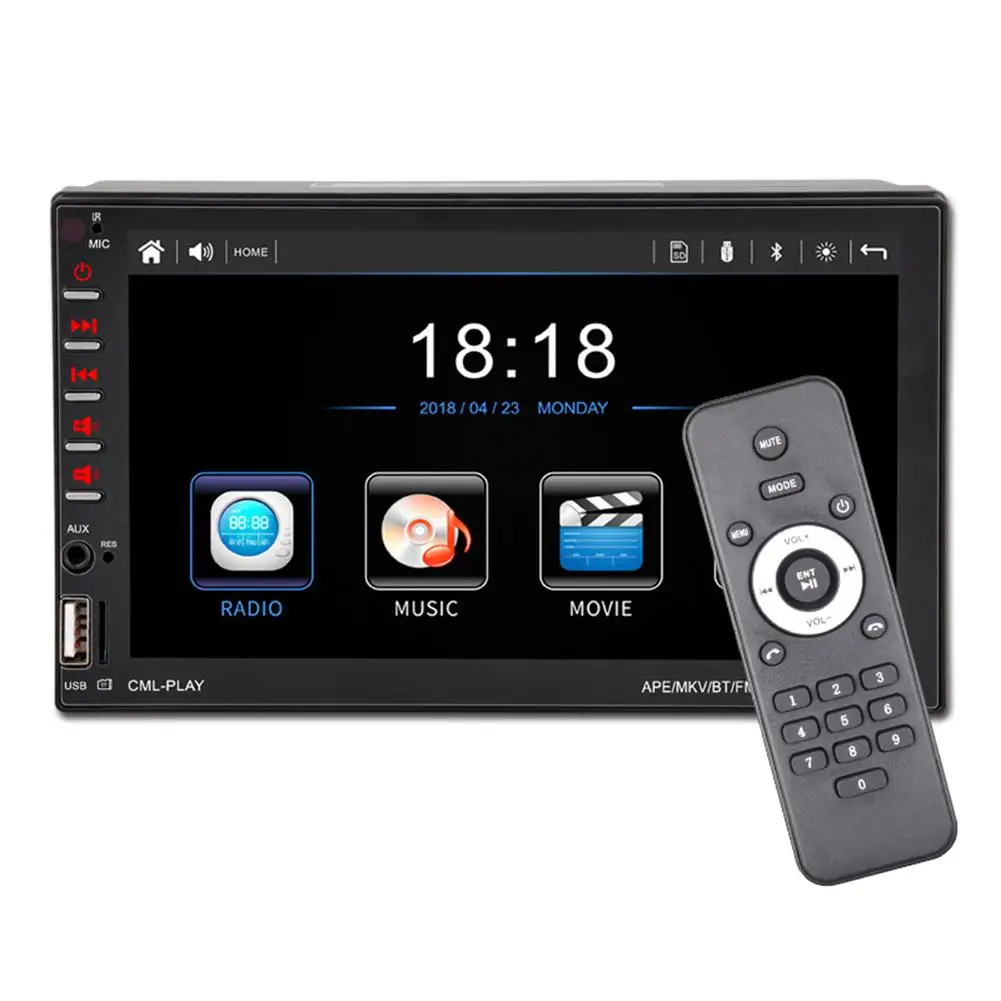 HiMISS Auto Radio Car Multimedia Player 7" Touch Screen Stereo Support Rear View Camera
HiMISS Auto Radio Car Multimedia Player 7" Touch Screen Stereo Support Rear View Camera