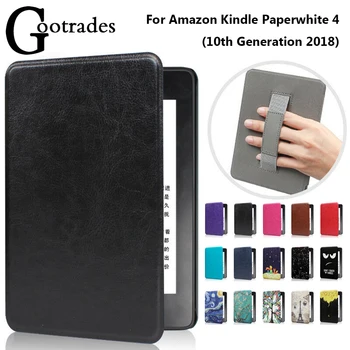 Ultra Slim Magnetic Smart Case For Amazon Kindle Paperwhite 4 10th Generation 2018 Released e-Reader PU Leather Protective Cover
Ultra Slim Magnetic Smart Case For Amazon Kindle Paperwhite 4 10th Generation 2018 Released e-Reader PU Leather Protective Cover