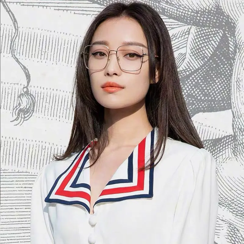High Quality Fashion Luxury Brand Optical Eyeglasses Frame GG0445 Square Myopia Prescription Glasses Women With Luxury Case
High Quality Fashion Luxury Brand Optical Eyeglasses Frame GG0445 Square Myopia Prescription Glasses Women With Luxury Case