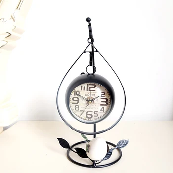 Retro Alarm Clocks Vintage Decorative Desktop Ornament Quartz Clock Iron Art Alarm Clock Handicraft For Home Office Decor
Retro Alarm Clocks Vintage Decorative Desktop Ornament Quartz Clock Iron Art Alarm Clock Handicraft For Home Office Decor