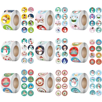 500pcs Round 8 Design Snowman Christmas Stickers Seal Label 1.5'' Holidays Party Gift Decor Scrapbook Stationery Sticker Roll
500pcs Round 8 Design Snowman Christmas Stickers Seal Label 1.5'' Holidays Party Gift Decor Scrapbook Stationery Sticker Roll