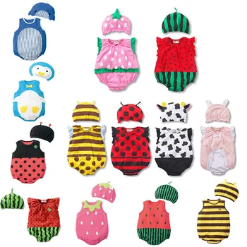 0-24M Baby Clothes Cartoon Baby Boy Girl Rompers Cotton Animal and Fruit Pattern Infant Jumpsuit+hat Set Newborn Baby Costumes
0-24M Baby Clothes Cartoon Baby Boy Girl Rompers Cotton Animal and Fruit Pattern Infant Jumpsuit+hat Set Newborn Baby Costumes