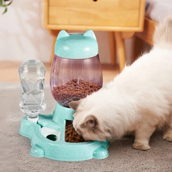 2 in 1 Automatic Cat Feeder Pet Drinking Bowl Food Water Dispenser Large Capacity Cats Dogs Feeding Bowls Auito Feeder Device
2 in 1 Automatic Cat Feeder Pet Drinking Bowl Food Water Dispenser Large Capacity Cats Dogs Feeding Bowls Auito Feeder Device