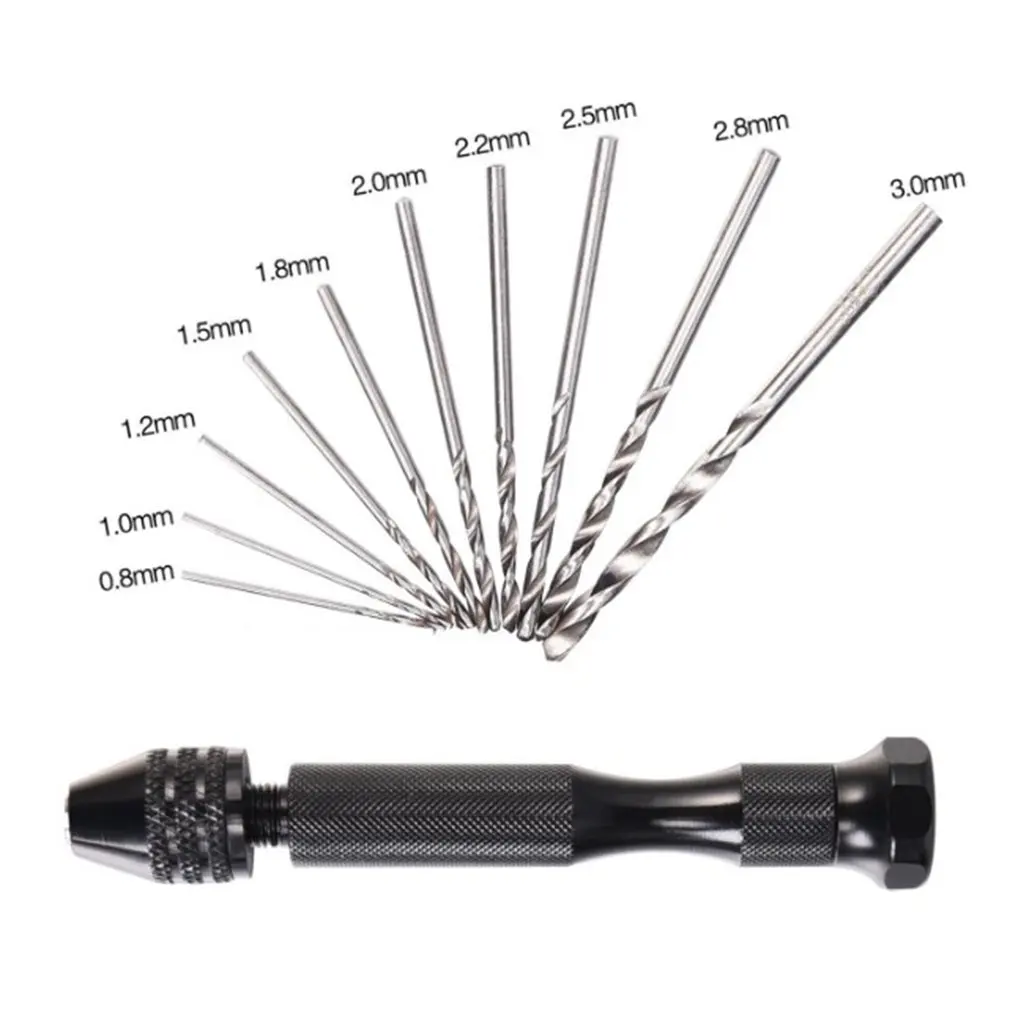 Hand Drill Set Precision Mini Twist Drill Bits For Model DiyJewelry Making Multipurpose Rotary Tools
Hand Drill Set Precision Mini Twist Drill Bits For Model DiyJewelry Making Multipurpose Rotary Tools