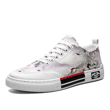 2020 New Printed Men's Canvas Flats Versatile Casual Shoes Low-Heel Comfortable Lace-up Board Shoes Non-Slip Student Sneakers
2020 New Printed Men's Canvas Flats Versatile Casual Shoes Low-Heel Comfortable Lace-up Board Shoes Non-Slip Student Sneakers