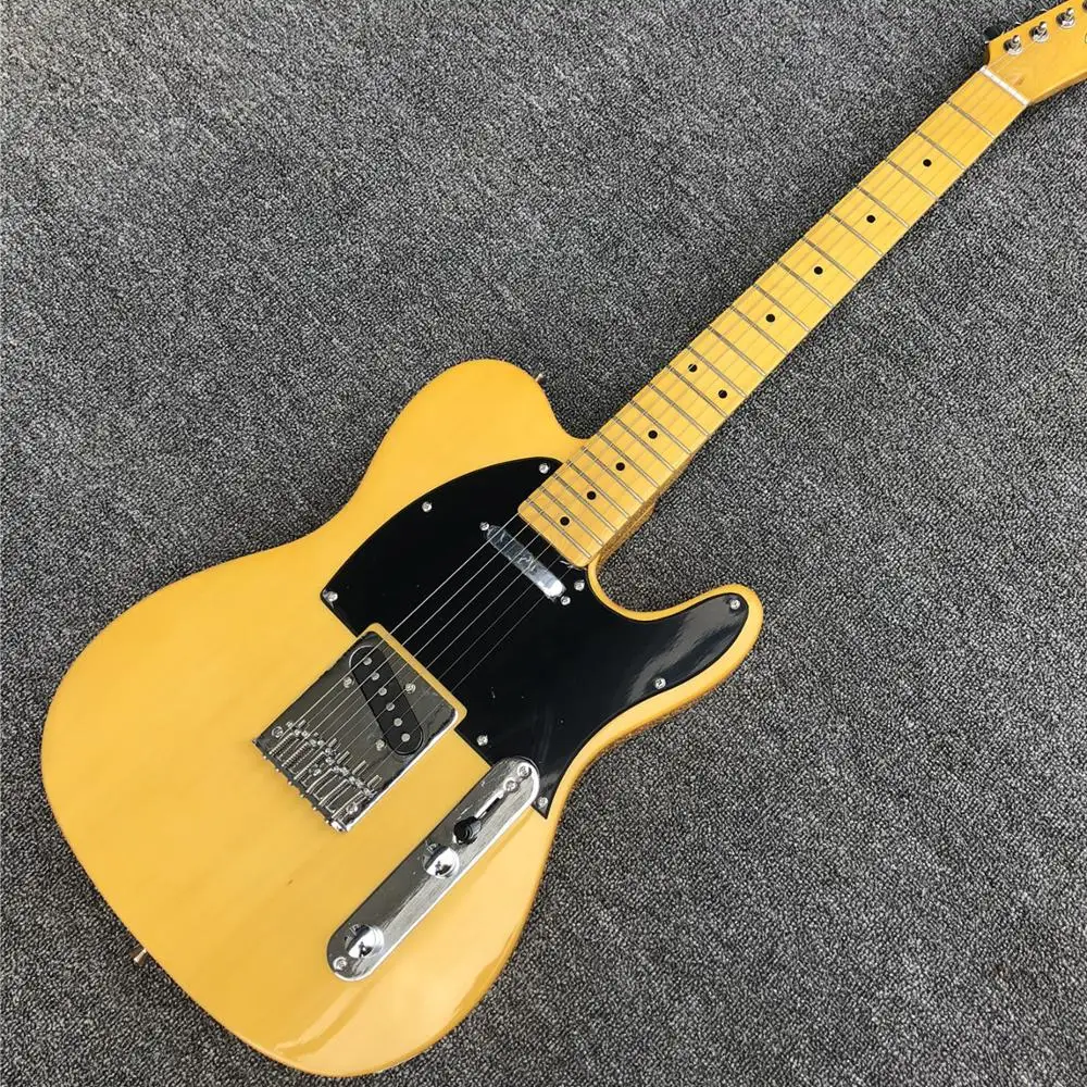 Yellow Ash TL Wax Potted Electric Guitar High Quality Pickups bright and sustaining Sound Practice Maple Neck Tele Guitar
Yellow Ash TL Wax Potted Electric Guitar High Quality Pickups bright and sustaining Sound Practice Maple Neck Tele Guitar