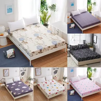 Polyester Bed Fitted Sheet Floral Cartoon Printed Bedding Linens Mattress Cover Protector Sheets with Elastic Band Bedroom Decor
Polyester Bed Fitted Sheet Floral Cartoon Printed Bedding Linens Mattress Cover Protector Sheets with Elastic Band Bedroom Decor