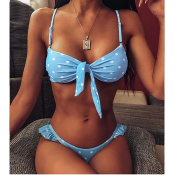 Sexy Polka Dot Bikini Women 2020 Two Piece Swimsuit Push Up Swimwear Floral Side Bathing Suit Brazilian Beach Wear Swimming Suit
Sexy Polka Dot Bikini Women 2020 Two Piece Swimsuit Push Up Swimwear Floral Side Bathing Suit Brazilian Beach Wear Swimming Suit