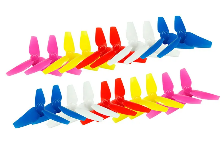 LDARC 48mm 10 Pairs 1.0mm Hub 3 Blade Prop Propeller for Kingkong Tiny 8X Beta 85X Brussed Whoop Quadcopter
LDARC 48mm 10 Pairs 1.0mm Hub 3 Blade Prop Propeller for Kingkong Tiny 8X Beta 85X Brussed Whoop Quadcopter