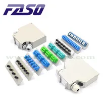 FASO 2pcs DIN Rail Mount Fiber Optic Splice SC/FC/ST 12 Cores Terminal Box with Adapters
FASO 2pcs DIN Rail Mount Fiber Optic Splice SC/FC/ST 12 Cores Terminal Box with Adapters