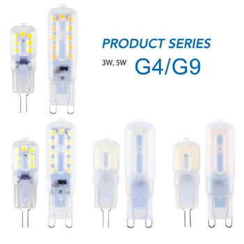 6PCS G4 LED Lamp 3W 5W Corn Lamp 220V Bulb LED G9 Dimmable LED Light Spotlight Chandelier Candle Lighting Replace Halogen Lamp
6PCS G4 LED Lamp 3W 5W Corn Lamp 220V Bulb LED G9 Dimmable LED Light Spotlight Chandelier Candle Lighting Replace Halogen Lamp