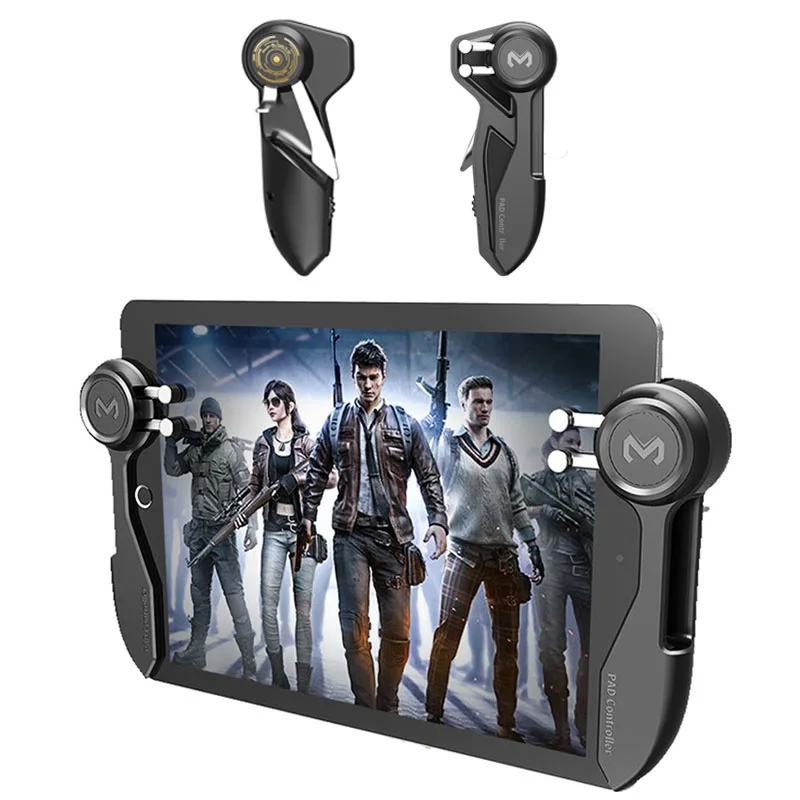 PUBG мобильный Gmaepad контроллер для iPad планшета шестипальцевые игры триггерные