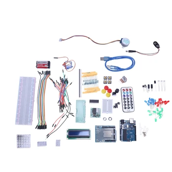 Upgraded Advanced Version Basic Starter Kit For Agoal Compatible With Arduino Uno R3
Upgraded Advanced Version Basic Starter Kit For Agoal Compatible With Arduino Uno R3