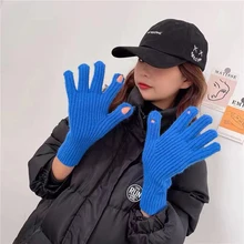 Winter Women Knitted Gloves Touch Screen High Quality Flmale Mitten Thicken Warm Wool Cashmere Solid Fashion Gloves Autumn
Winter Women Knitted Gloves Touch Screen High Quality Flmale Mitten Thicken Warm Wool Cashmere Solid Fashion Gloves Autumn