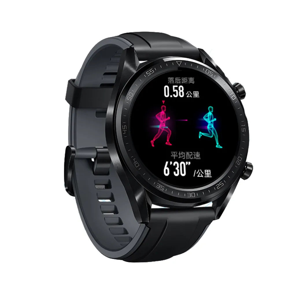Сменный кожаный + Силиконовый ремешок для часов наручных Huawei Watch GT умные