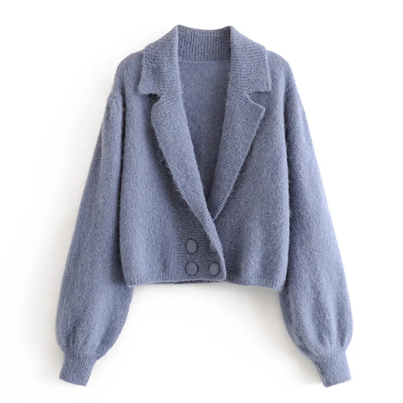 RR Double Breasted Sweaters Women Fashion Solid Short Sweater Women Elegant Long Sleeve Sweaters Female Ladies LD
RR Double Breasted Sweaters Women Fashion Solid Short Sweater Women Elegant Long Sleeve Sweaters Female Ladies LD
