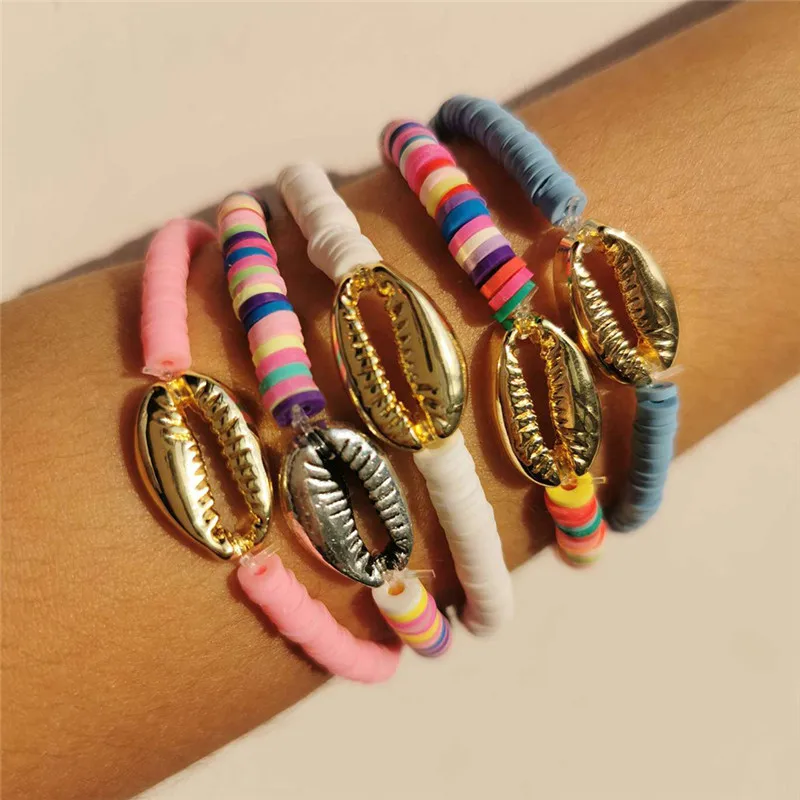 Multicolor Friendship Bracelets Shell Charm Bracelet for Women Bohemian Handmade Elastic Rope Colorful Beaded Bracelet Jewelry
Multicolor Friendship Bracelets Shell Charm Bracelet for Women Bohemian Handmade Elastic Rope Colorful Beaded Bracelet Jewelry