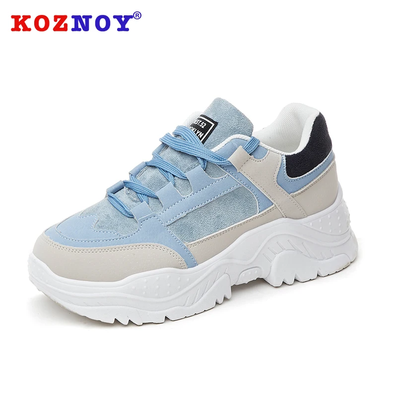 Koznoy Sneakers Women Spring Leisure Thick Bottom Dropshipping Fashion Breathable Muffin Bottom Solid Sewing Lace Women Shoes
Koznoy Sneakers Women Spring Leisure Thick Bottom Dropshipping Fashion Breathable Muffin Bottom Solid Sewing Lace Women Shoes