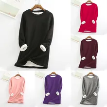 Oversize Women Winter Solid Thick Warm Fleece Velvet Casual Loose Pullover Sweatshirt Lady Warm O-Neck Blouse Tops
Oversize Women Winter Solid Thick Warm Fleece Velvet Casual Loose Pullover Sweatshirt Lady Warm O-Neck Blouse Tops
