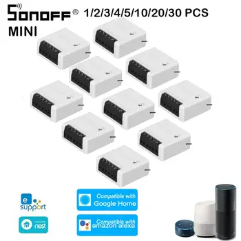 1/20PC SONOFF Mini DIY Two Way Smart Switch Automation Voice Remote Control Wifi Switch Relay Module Work With Alexa Google Home
1/20PC SONOFF Mini DIY Two Way Smart Switch Automation Voice Remote Control Wifi Switch Relay Module Work With Alexa Google Home