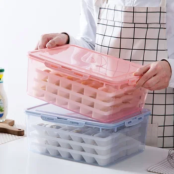 Multi-layer Dumpling Box Refrigerator Freezer Storage Household Frozen Dumpling Storage Wonton Box Storage Container Cereals
Multi-layer Dumpling Box Refrigerator Freezer Storage Household Frozen Dumpling Storage Wonton Box Storage Container Cereals