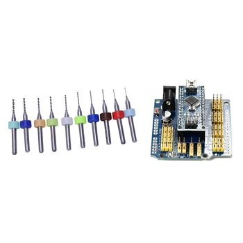 1x Nano I / O Expansion Shield for Arduino UNO R1 Nano 3.0 & 10x Drill Bits for 3D Printer Nozzle Cleaning Kit
1x Nano I / O Expansion Shield for Arduino UNO R1 Nano 3.0 & 10x Drill Bits for 3D Printer Nozzle Cleaning Kit