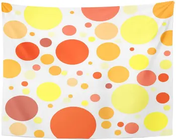 Tapestry Beige Poka Orange Polkadots Abstract Green Dot Tapestries Wall Hanging for Living Room Bedroom Dorm
Tapestry Beige Poka Orange Polkadots Abstract Green Dot Tapestries Wall Hanging for Living Room Bedroom Dorm