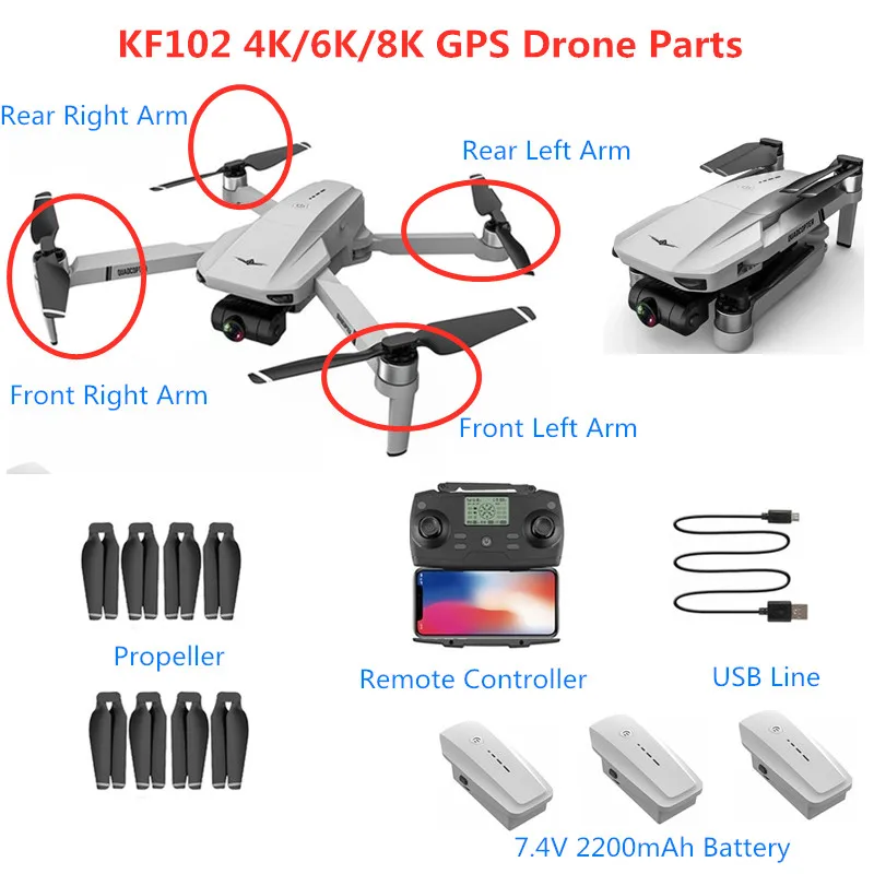 Автомобильный 2-осевой шарнирный держатель для дрона KF102 GPS, запасные части для радиоуправляемого дрона, батарея 7,4 В 2200 мАч, рычаг пропеллера...
Автомобильный 2-осевой шарнирный держатель для дрона KF102 GPS, запасные части для радиоуправляемого дрона, батарея 7,4 В 2200 мАч, рычаг пропеллера...