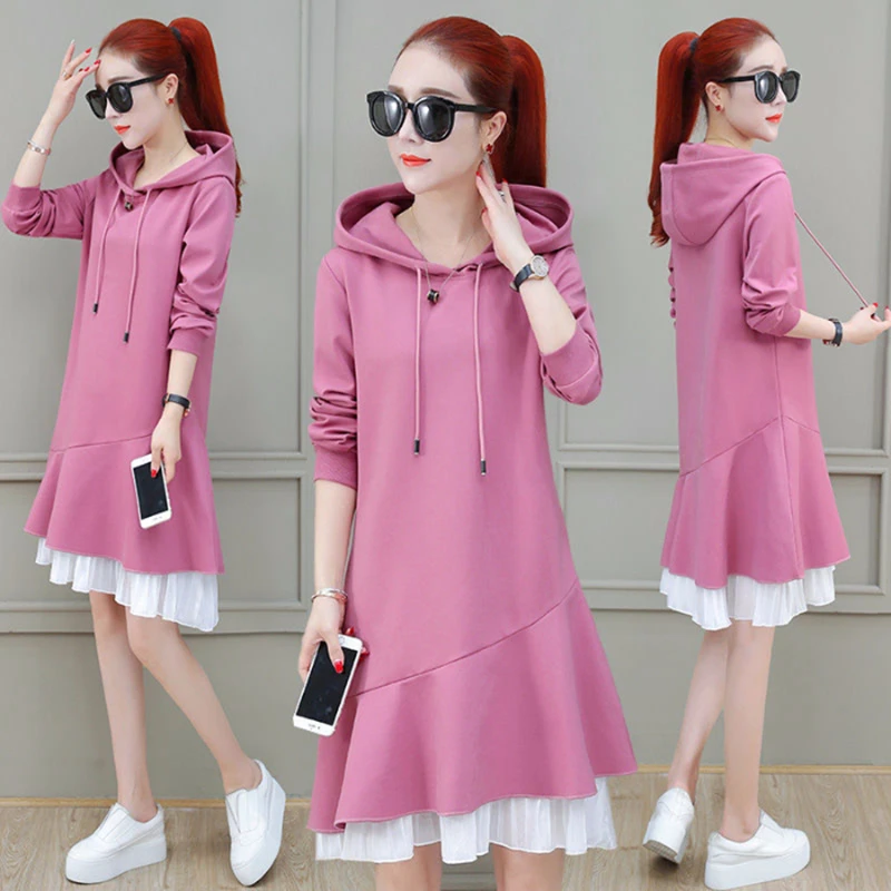 M-3XL Plus Size Hooded Collar Mini Solid Dress Women Clothes Summer 2020 Korean Fashion Mesh Patchwork Loose Dresses Vestidos
M-3XL Plus Size Hooded Collar Mini Solid Dress Women Clothes Summer 2020 Korean Fashion Mesh Patchwork Loose Dresses Vestidos