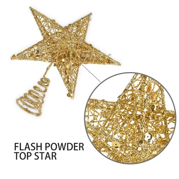 6 Colors 15/20/25cmChristmas Tree Topper Star With Colorful Glitter Tree Topper For Christmas Tree Decoration
6 Colors 15/20/25cmChristmas Tree Topper Star With Colorful Glitter Tree Topper For Christmas Tree Decoration
