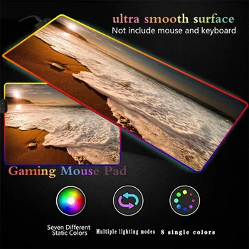 Game Mouse Pad Landscape Seaside LED Backlight Large Mouse Pad RGB Extended Keyboard Pad Computer Notebook Desk Mouse Pad XXL
Game Mouse Pad Landscape Seaside LED Backlight Large Mouse Pad RGB Extended Keyboard Pad Computer Notebook Desk Mouse Pad XXL
