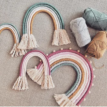 1pcs Rainbow Handmade Pendant INS Nordic Style Weaving Hanging Ornaments Baby Shower Birthday Party Kids Roon Wall Hanging Decor
1pcs Rainbow Handmade Pendant INS Nordic Style Weaving Hanging Ornaments Baby Shower Birthday Party Kids Roon Wall Hanging Decor