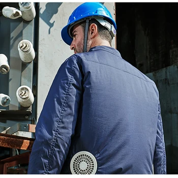 Summer Thin Jackets cooling fan jacket men USB charging air condition coat for High temperature worker electrician AC overalls
Summer Thin Jackets cooling fan jacket men USB charging air condition coat for High temperature worker electrician AC overalls