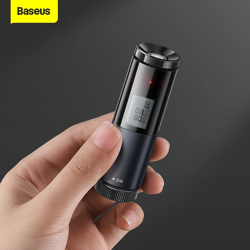 

Baseus Alcohol Tester Portable Breathalyzer Analyzer High Accuracy Non-Contact Alcohol Breath Tester Rechargeable Alcohol Meter