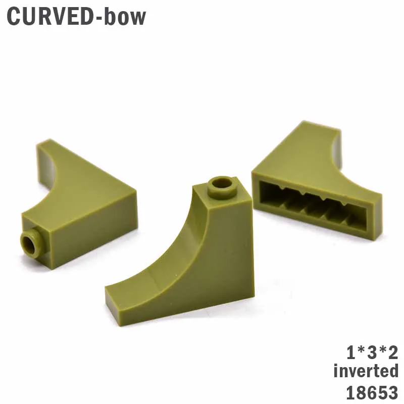 10Pcs/lot MOC Curved Bricks 18653 1*3*2 Bow Inverted Building Blocks Technic Creator Parts DIY Educational gifts Toys
10Pcs/lot MOC Curved Bricks 18653 1*3*2 Bow Inverted Building Blocks Technic Creator Parts DIY Educational gifts Toys