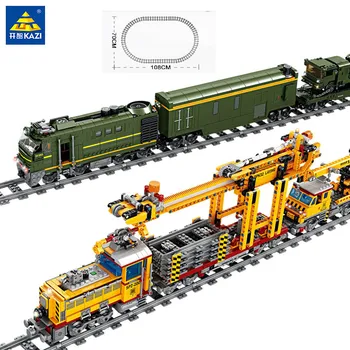 KAZI City Electric Train Series Building Blocks Railway Track Laying Machine Intercontinental Ballistic Missile Train Model Toy
KAZI City Electric Train Series Building Blocks Railway Track Laying Machine Intercontinental Ballistic Missile Train Model Toy
