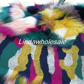 Jacquard plush multi-color rainbow faux fur fabric,fabric upholstery,170cm*90cm(one yard)/pcs
Jacquard plush multi-color rainbow faux fur fabric,fabric upholstery,170cm*90cm(one yard)/pcs